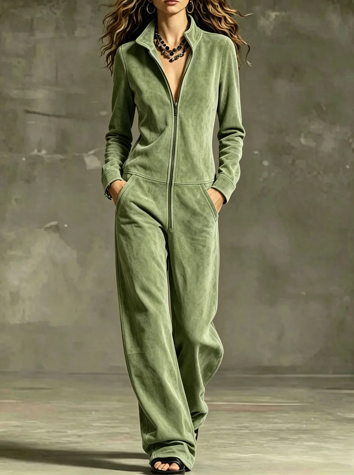 Tamsin Front Zip Jumpsuit