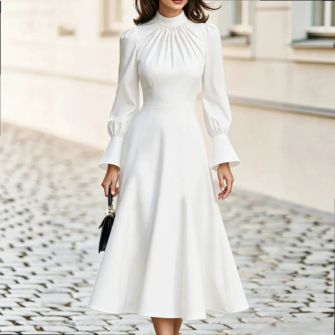 Larkspur Flared Cuff Midi Dress