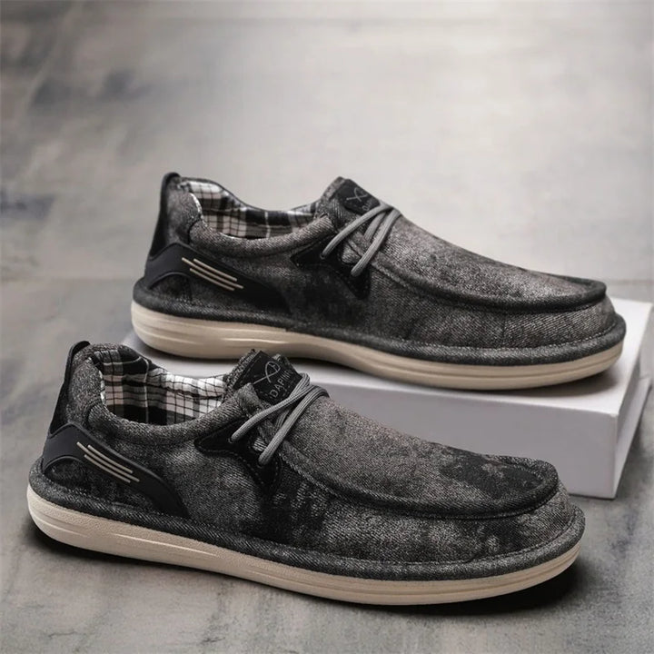 Wesley Washed Canvas Loafers