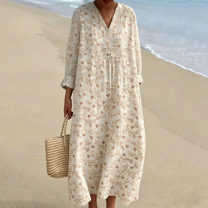 Elisia Boho Print Maxi Dress