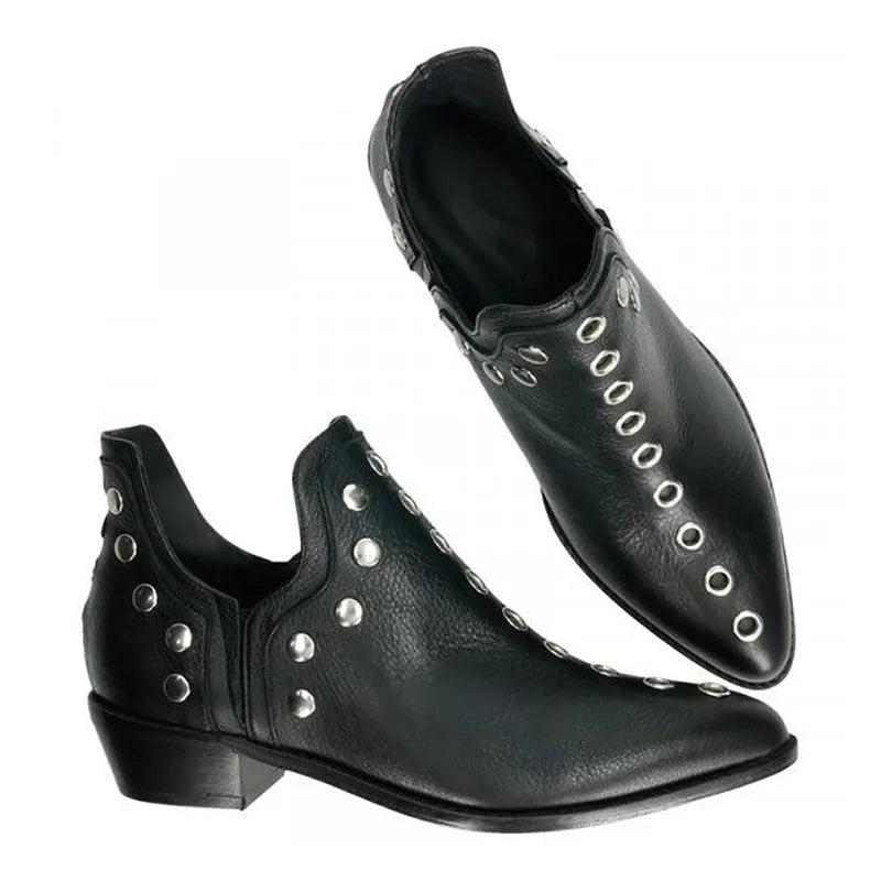 Zelie Stud Pointed Ankle Boot
