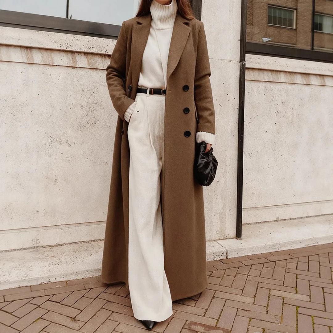 Isolina Double Breasted Trench