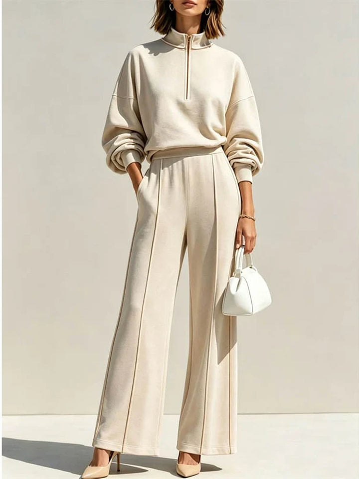 Eugenie Quarter Zip Travel Set