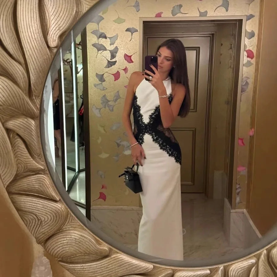 Jade Elegant Lace Maxi Dress