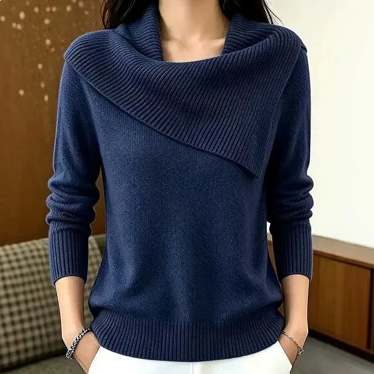 Celestine Foldover Collar Sweater