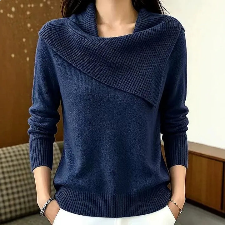 Celestine Foldover Collar Sweater