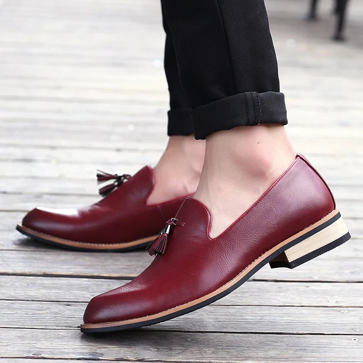 Belmont Leather Wedding Dress Loafers