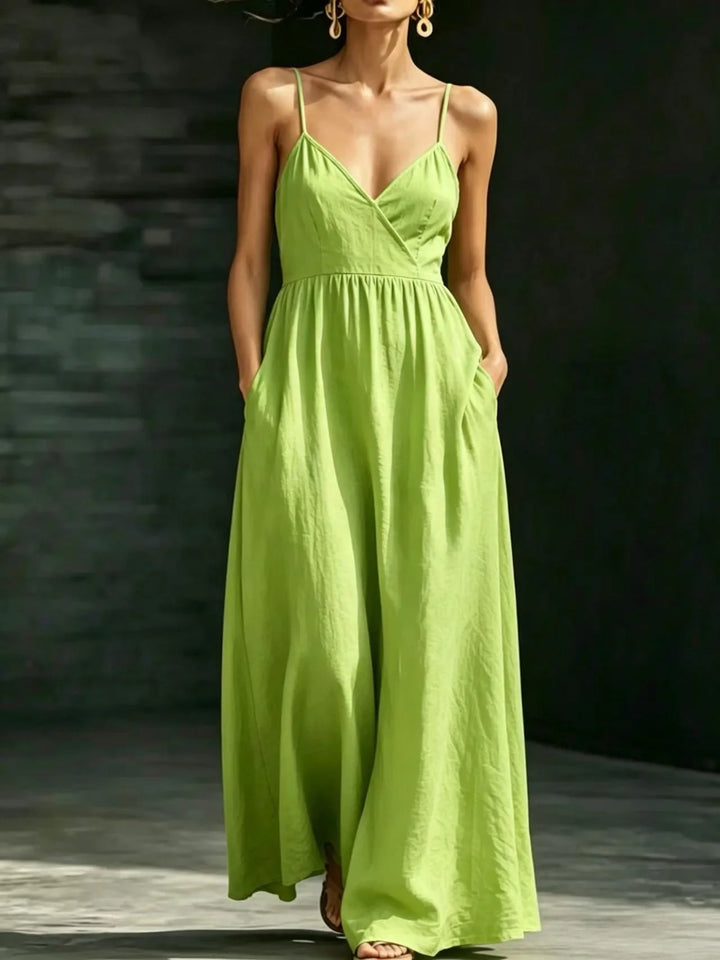 Brivelle Elegant Flowy Maxi Dress
