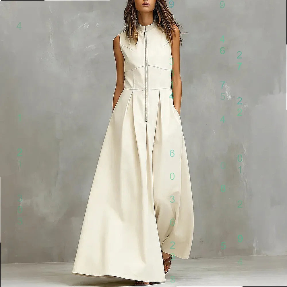 Kenley Elegant Pocket Zip Jumpsuit