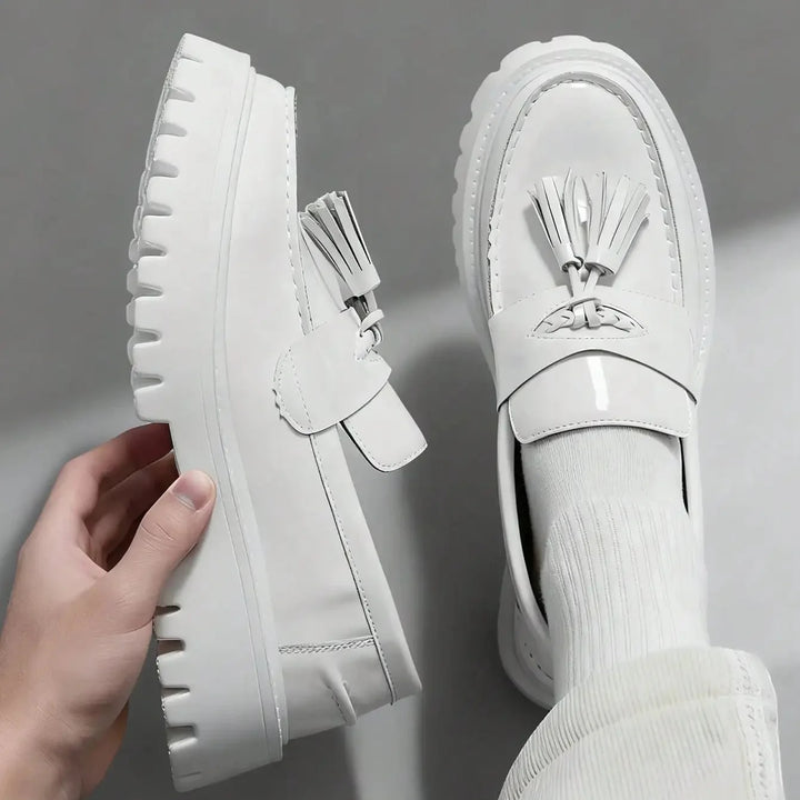 Hensen Leather Tassel Loafers