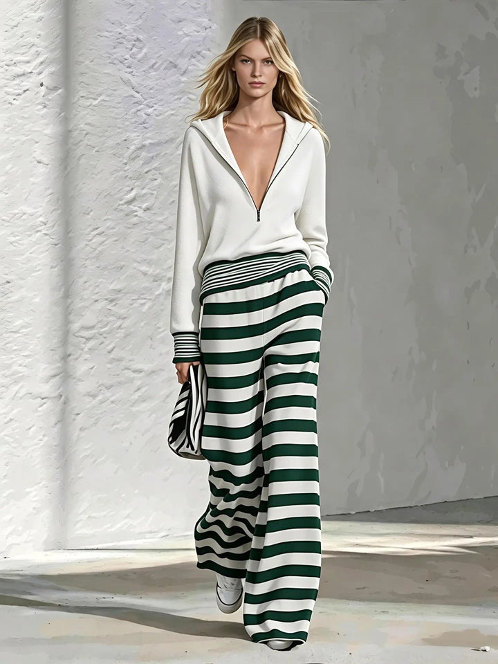 Hermione Half Zip Two Piece Set