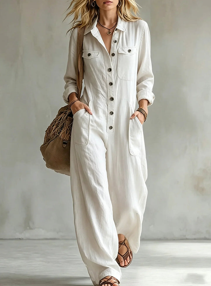 Harlan Wide Leg Utility Jumpsuit