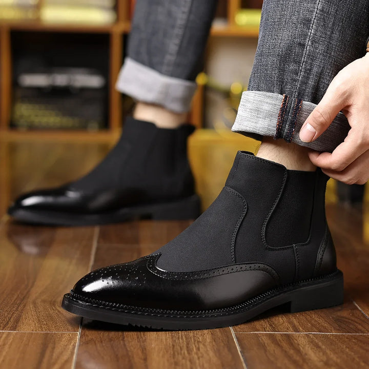 Harrington Wingtip Chelsea Boot