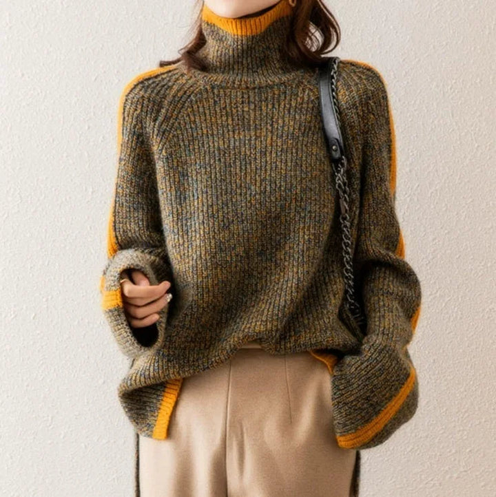 Knisley Contrast Trim Sweater