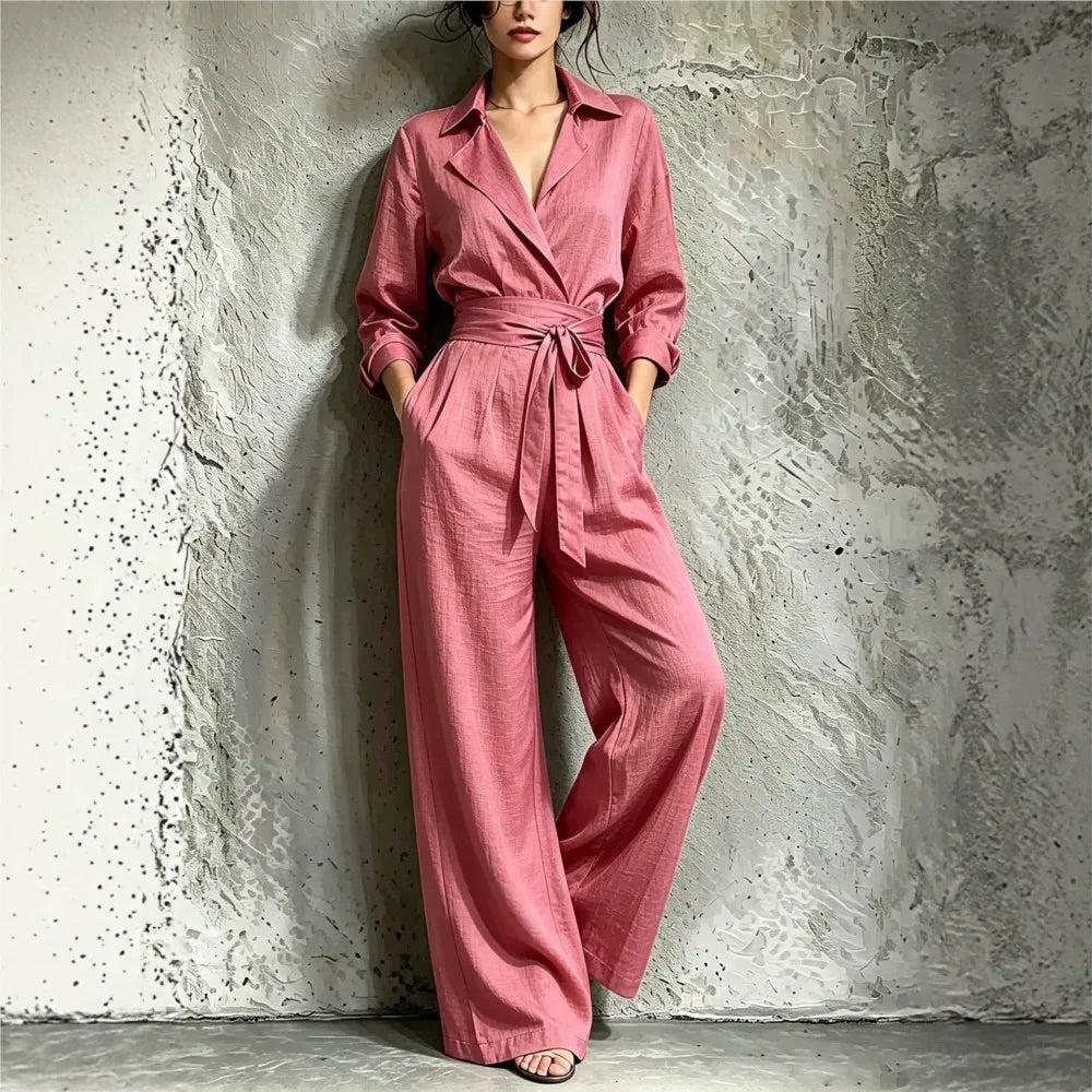 Giada Tailored Wide Leg Jumpsuit