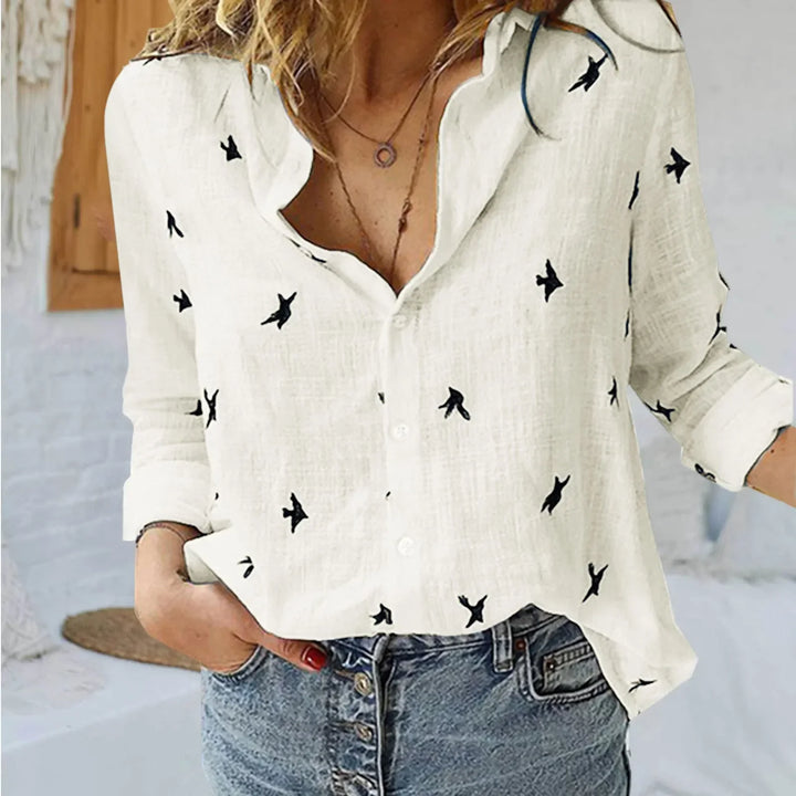 Annelie Printed Button Shirt