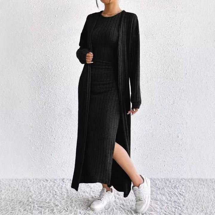 Saoirse Ribbed Sheath Dress Set
