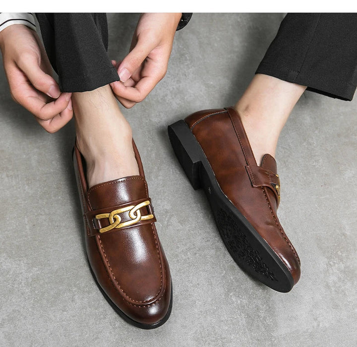 Charles Leather Dress Loafers