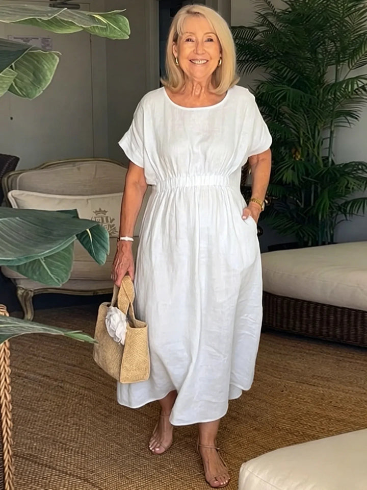 Xenia Casual Relaxed Midi Dress