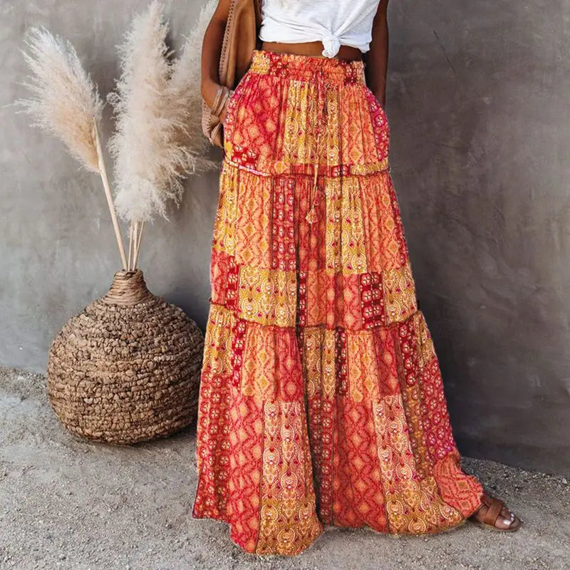 Paige Bohemian Pocket Skirt