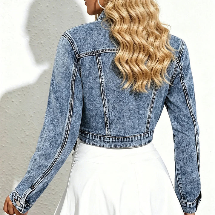 Harriet Cropped Denim Jacket