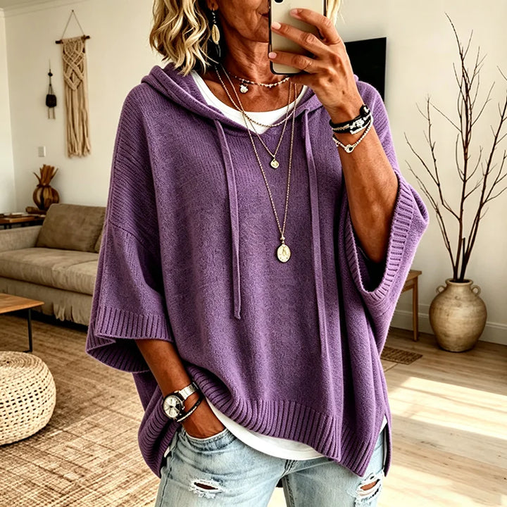 Daisy Knit Oversized Pullover