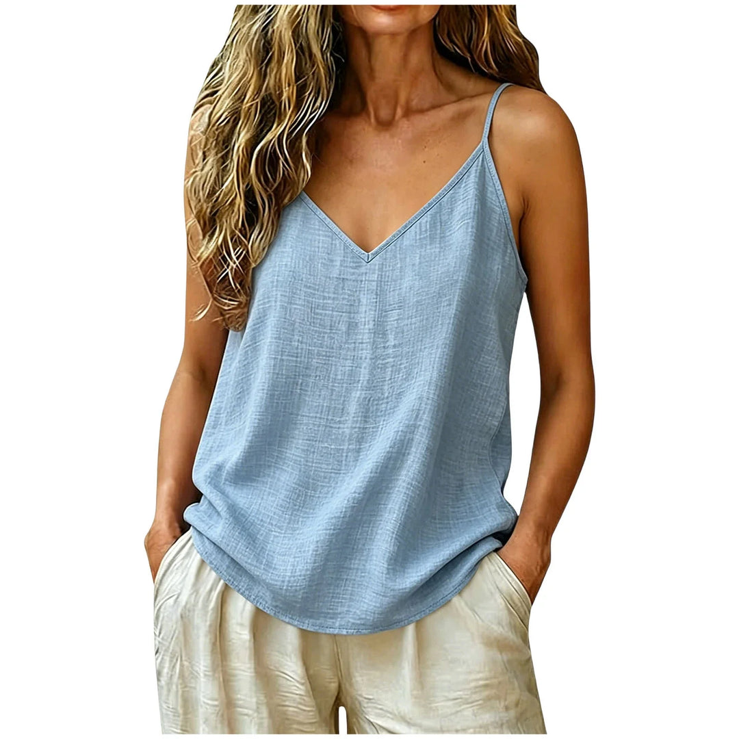 Maisie Cotton Linen Camisole