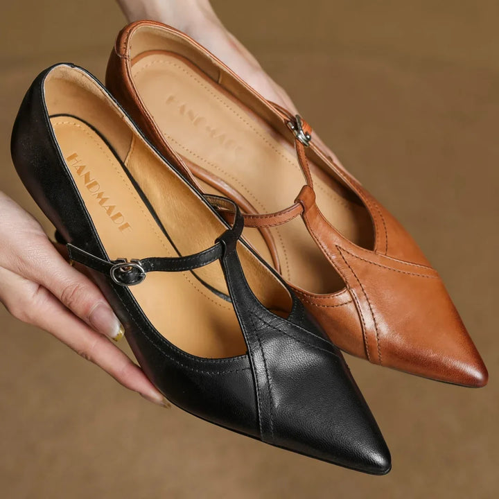 Sandra Leather Pumps