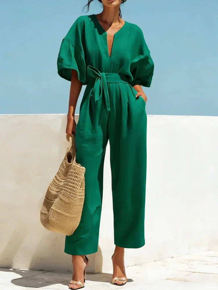 Emina Summer Linen Jumpsuit
