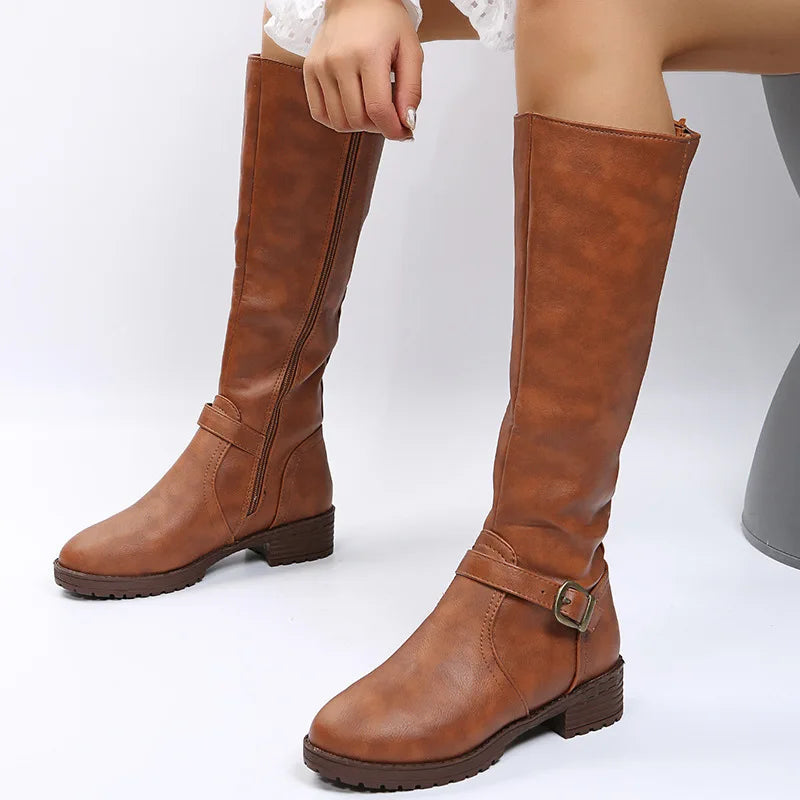 Marguerite Side Zip Riding Boots
