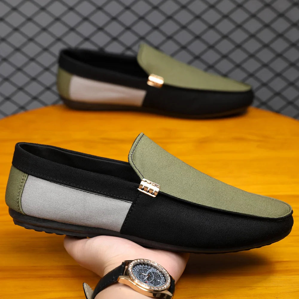 Harris Canvas Mule Loafers
