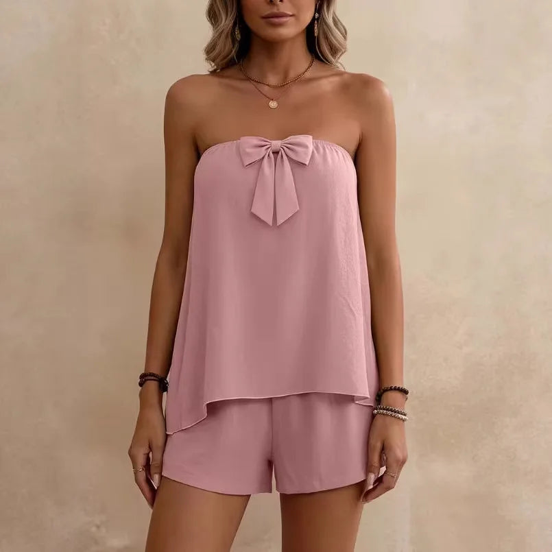 Melody Strapless Summer Co-Ord Set