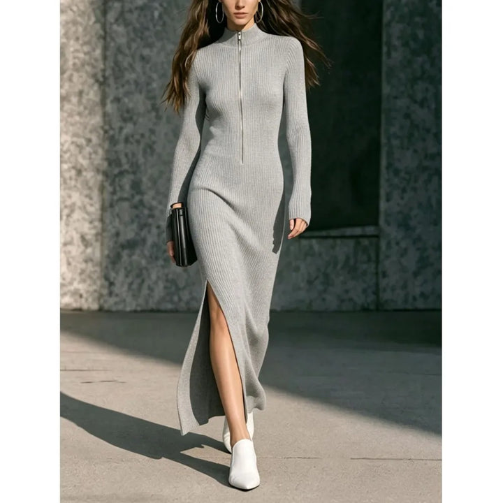 Kayla Ribbed Long Dress