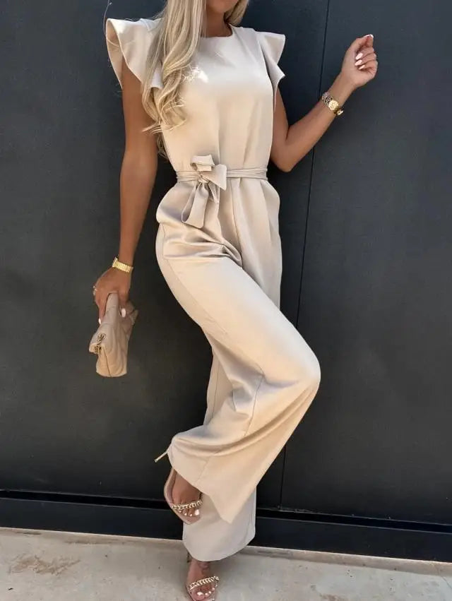 Annie Elegant Wide Leg Jumpsuit