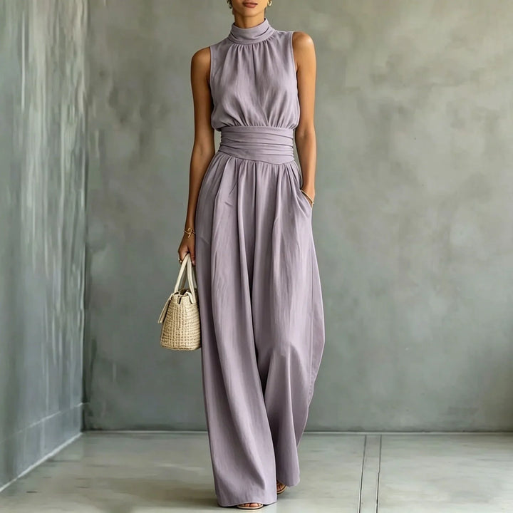 Lilly Sleeveless Wide Leg Jumpsuit