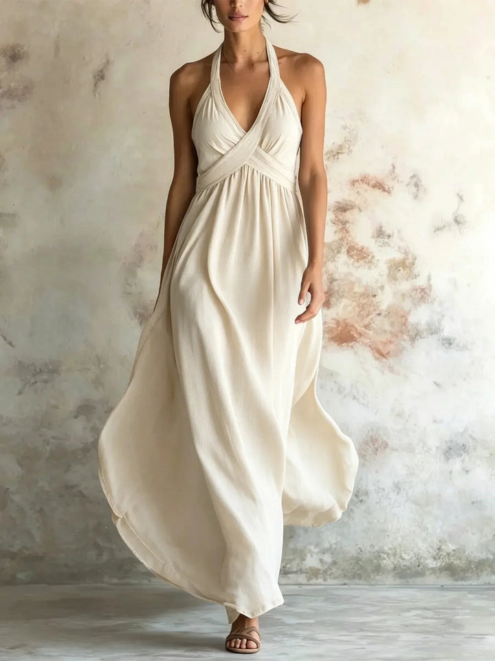 Elsinore Bohemian Backless Maxi Dress