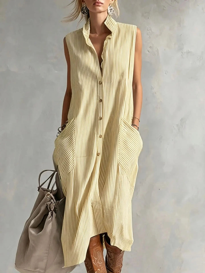 Callie Button Front Mini Dress