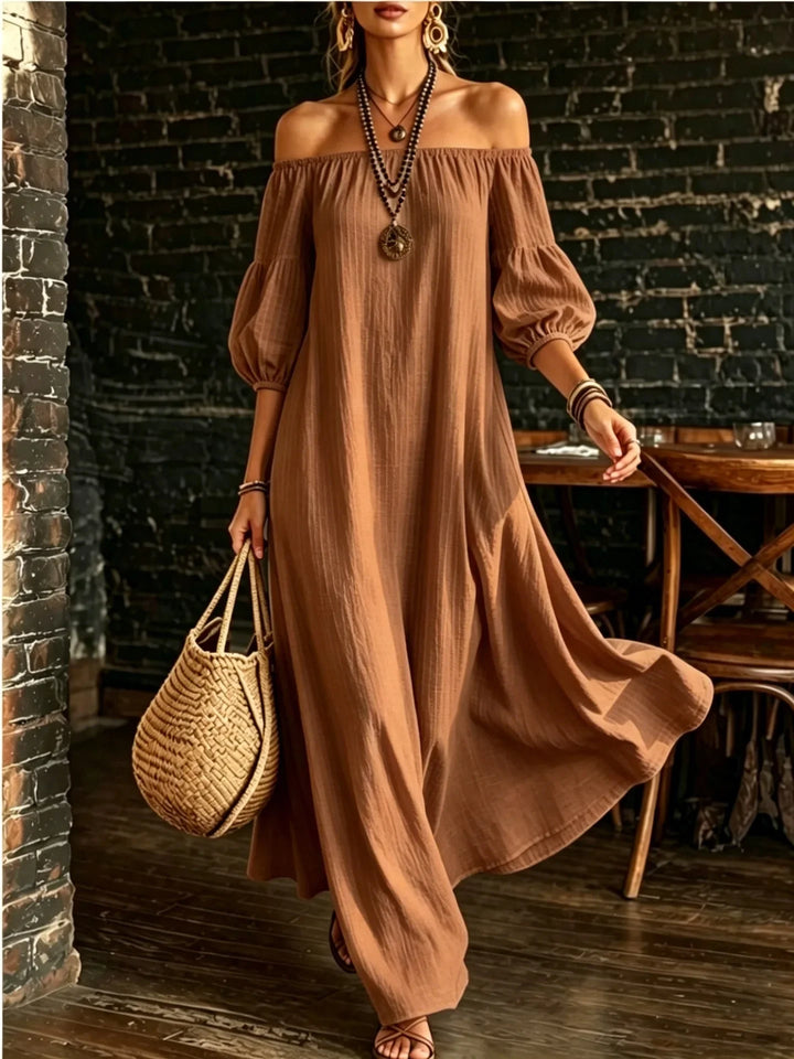 Sarai Off Shoulder Maxi Dress