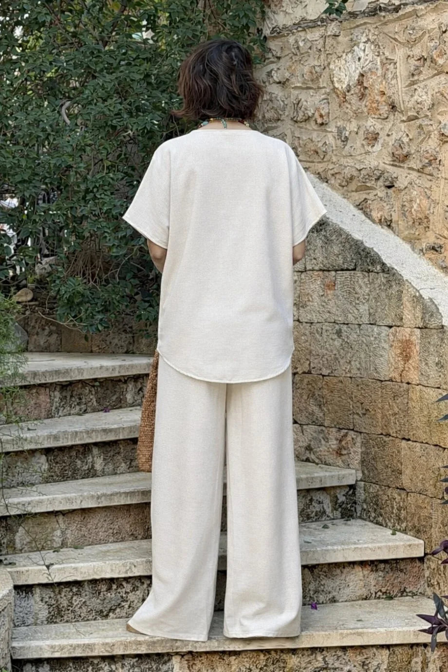 Amber Asymmetrical Trouser Set