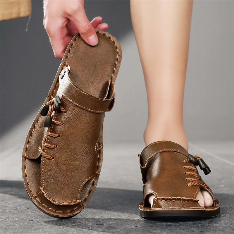 Zack Casual Leather Sandals