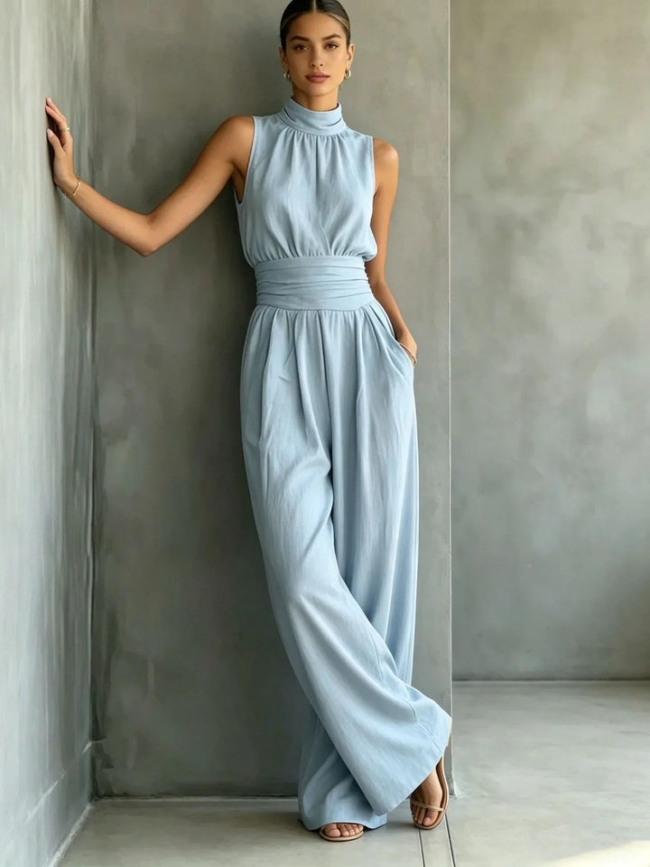 Lilly Sleeveless Wide Leg Jumpsuit