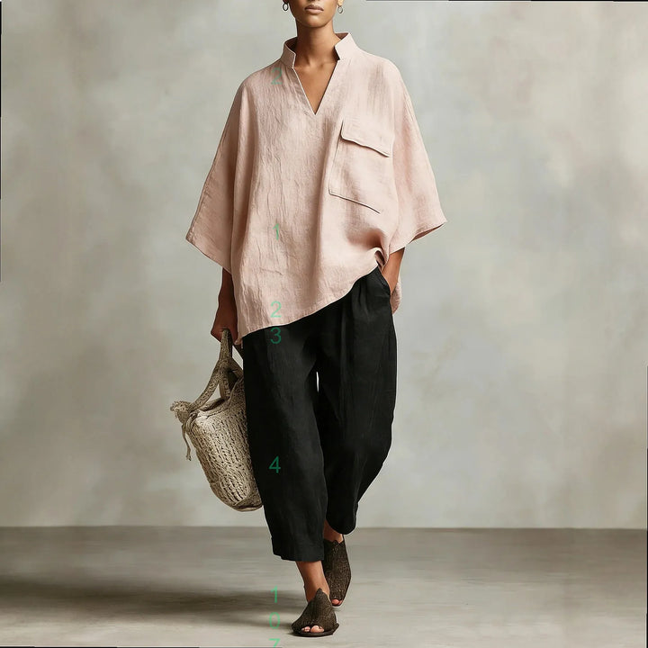 Cecilia Poncho Co-Ord Set
