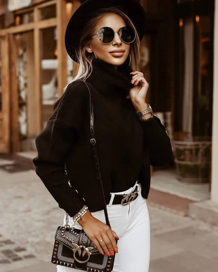 Adaira Turtleneck Knit Sweater