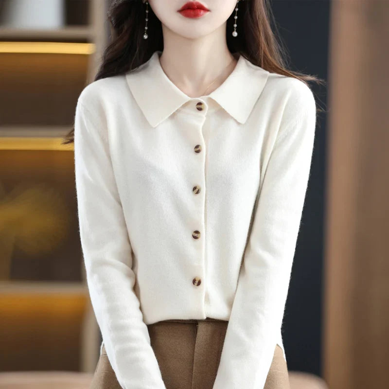 Auden Polo Button Front Cardigan
