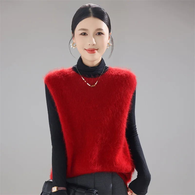 Vivienne Brushed Knit Vest