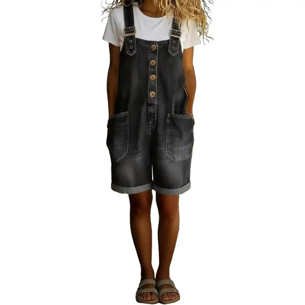 Kelly Classic Denim Romper