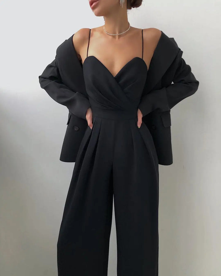 Ellise Sleeveless Wide Leg Jumpsuit