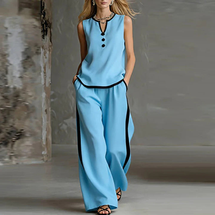 Lucy Sleeveless Two Piece Set
