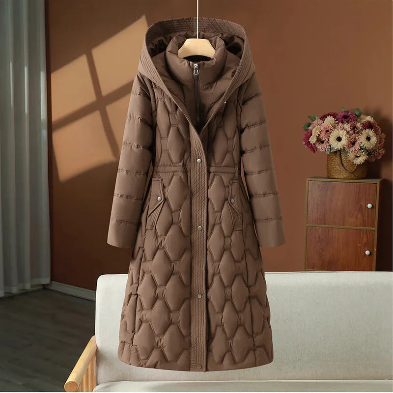 Eliane Diamond Quilted Puffer