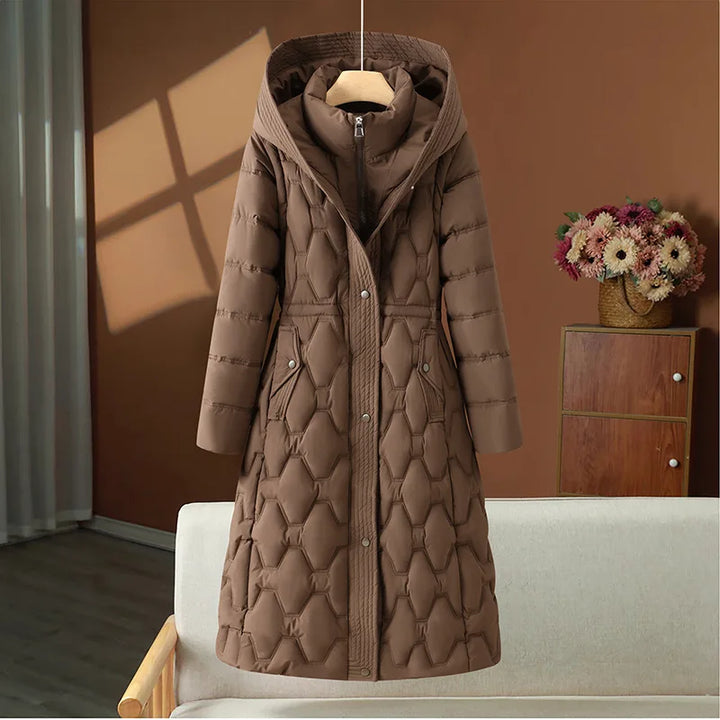 Eliane Diamond Quilted Puffer